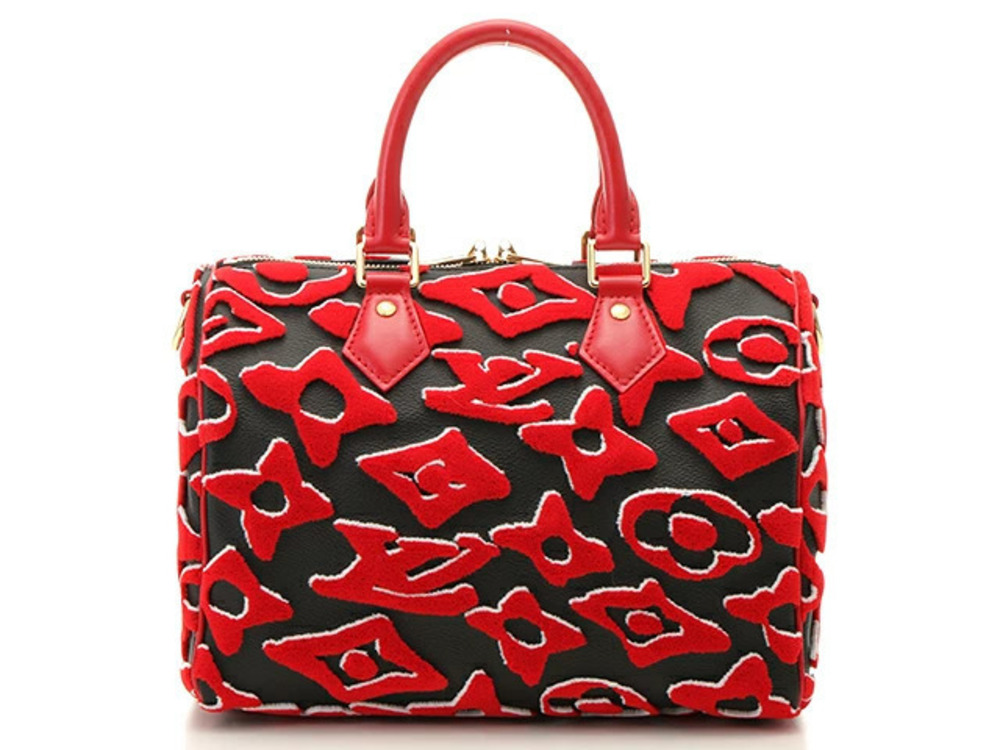 LOUIS VUITTON Speedy Bandouliere Shoulder Bag Monogram Tufted